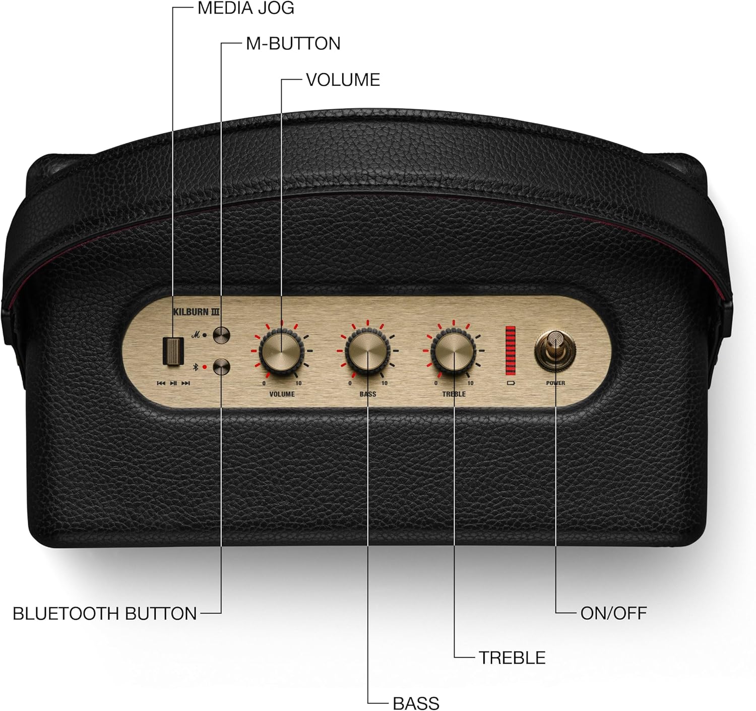 Marshall Kilburn III Portable Bluetooth Speaker