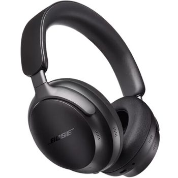 Bose QuietComfort Ultra Wireless Noise Canceling Over-Ear Headphones (Black, 2nd Gen)